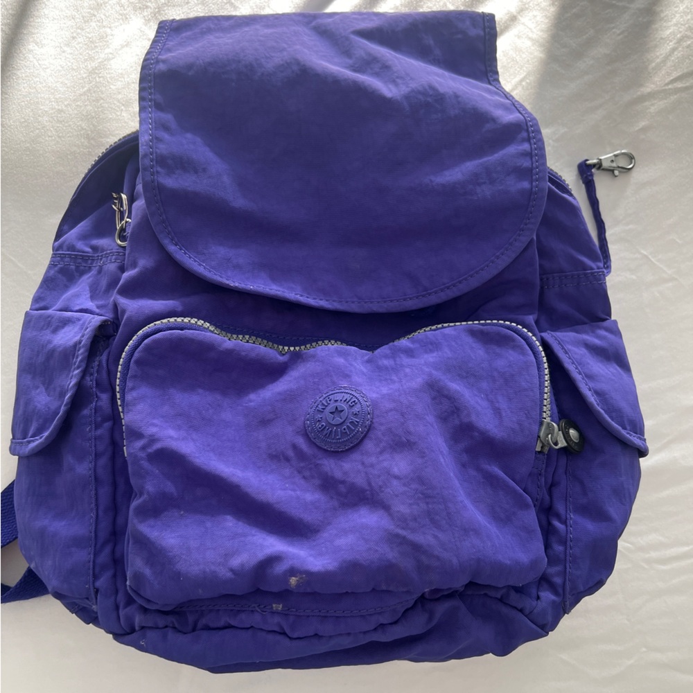 Kipling Purple Backpack